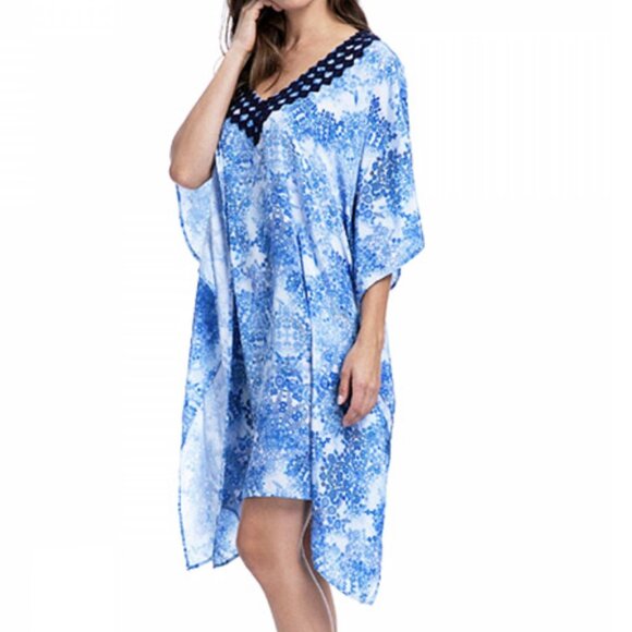 Profile by Gottex  One Size Taj Mahal Caftan Swim Cover-Up - Picture 2 of 8